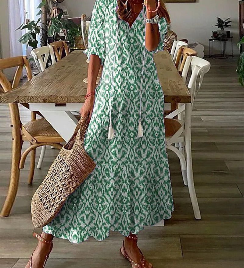 Luna – boho stílusú midi ruha