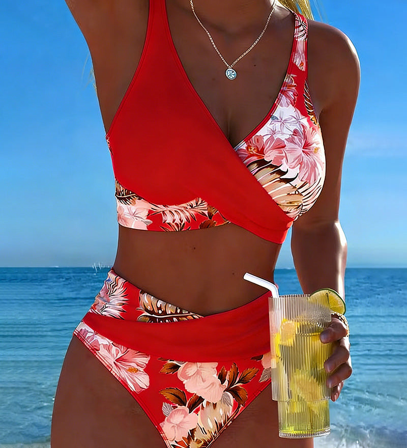 Jolina – virágmintás kényelmes bikini
