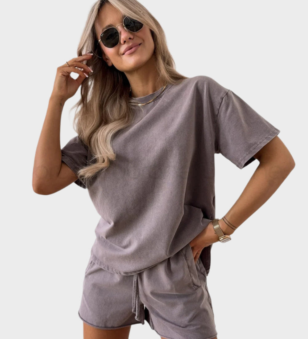 Casual T-shirt és Jogger Nadrág Szett