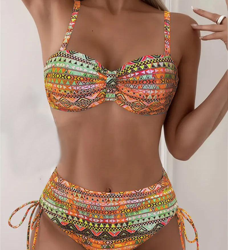 Jada – trópusi mintás bikini szett
