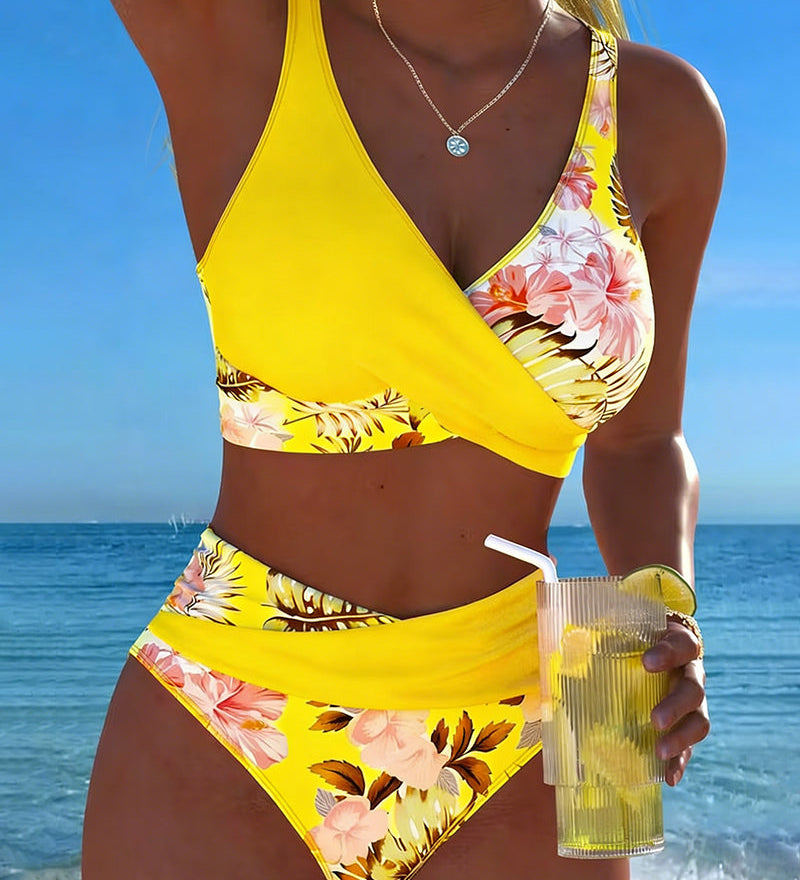 Jolina – virágmintás kényelmes bikini