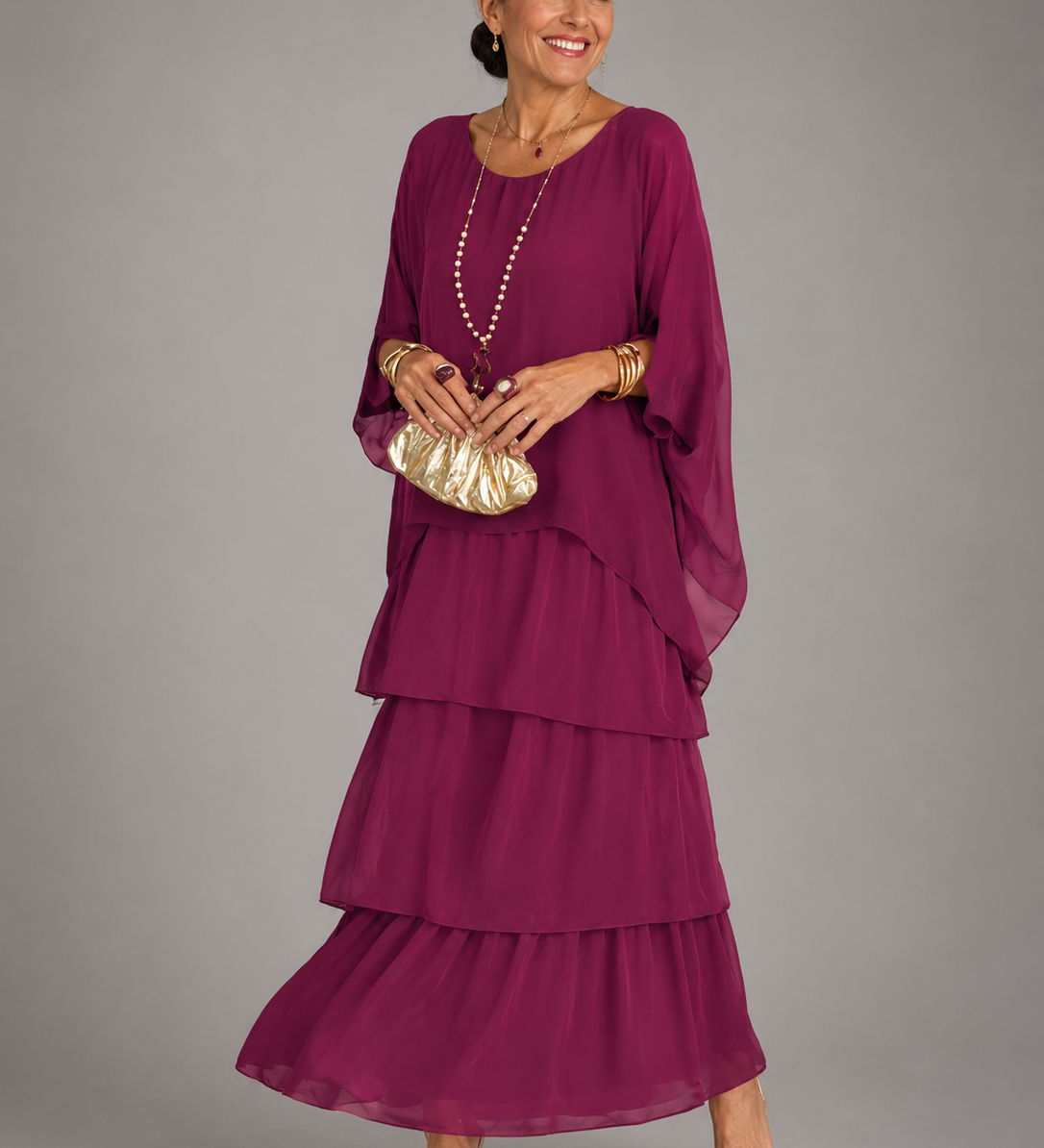 Lara – réteges légies elegáns maxi ruha