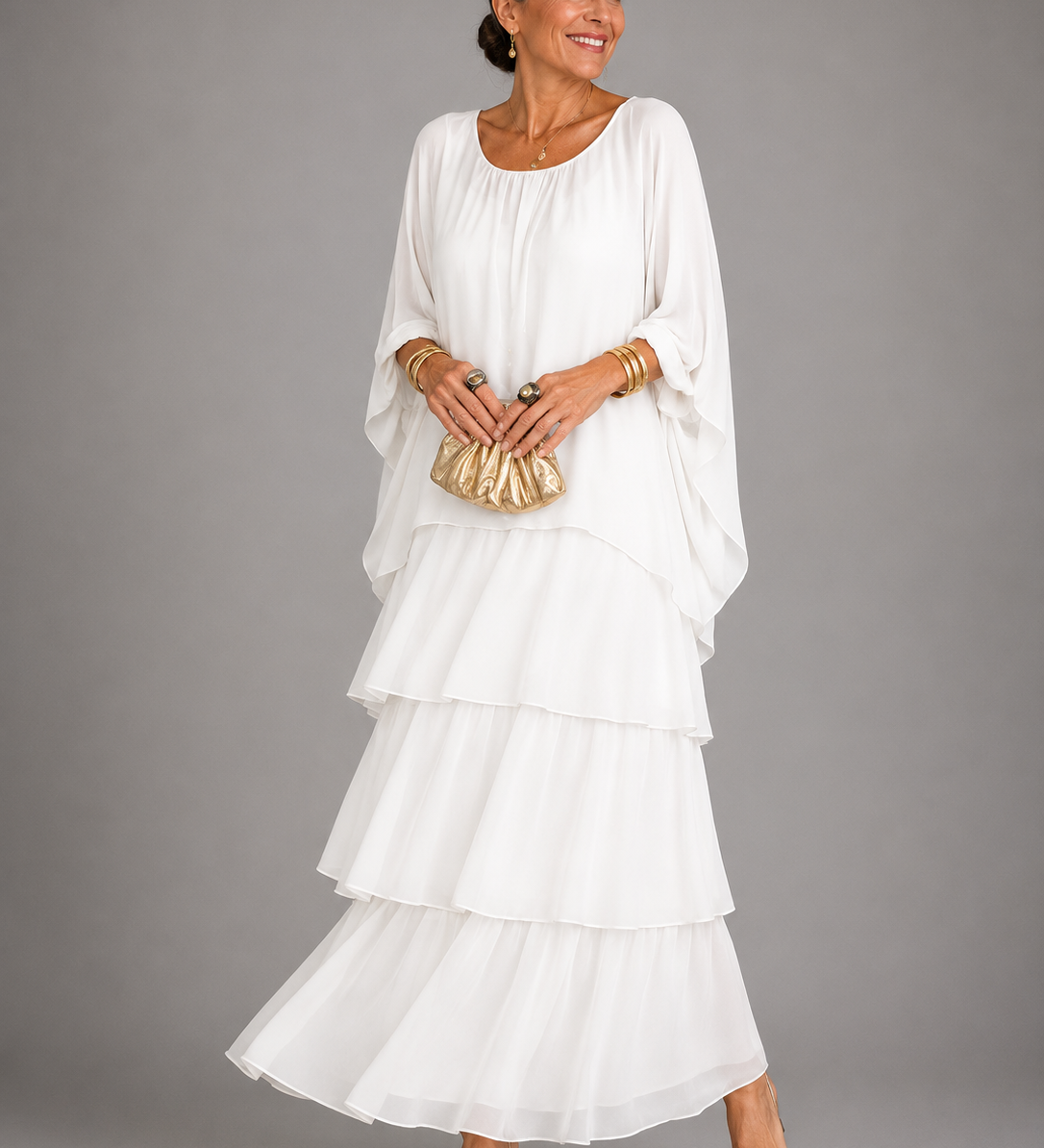 Lara – réteges légies elegáns maxi ruha