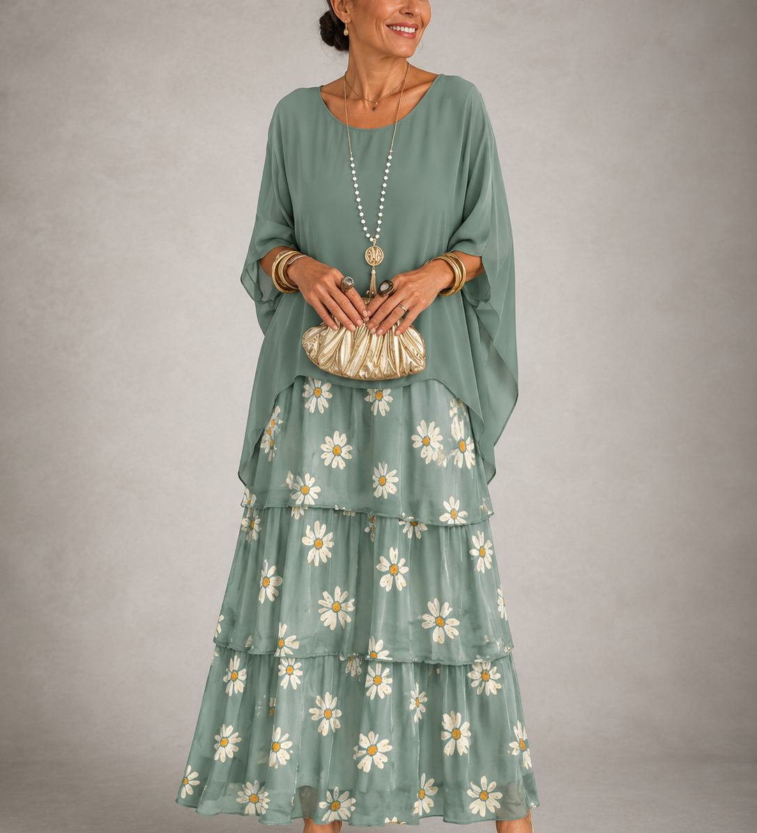 Lara – réteges légies elegáns maxi ruha