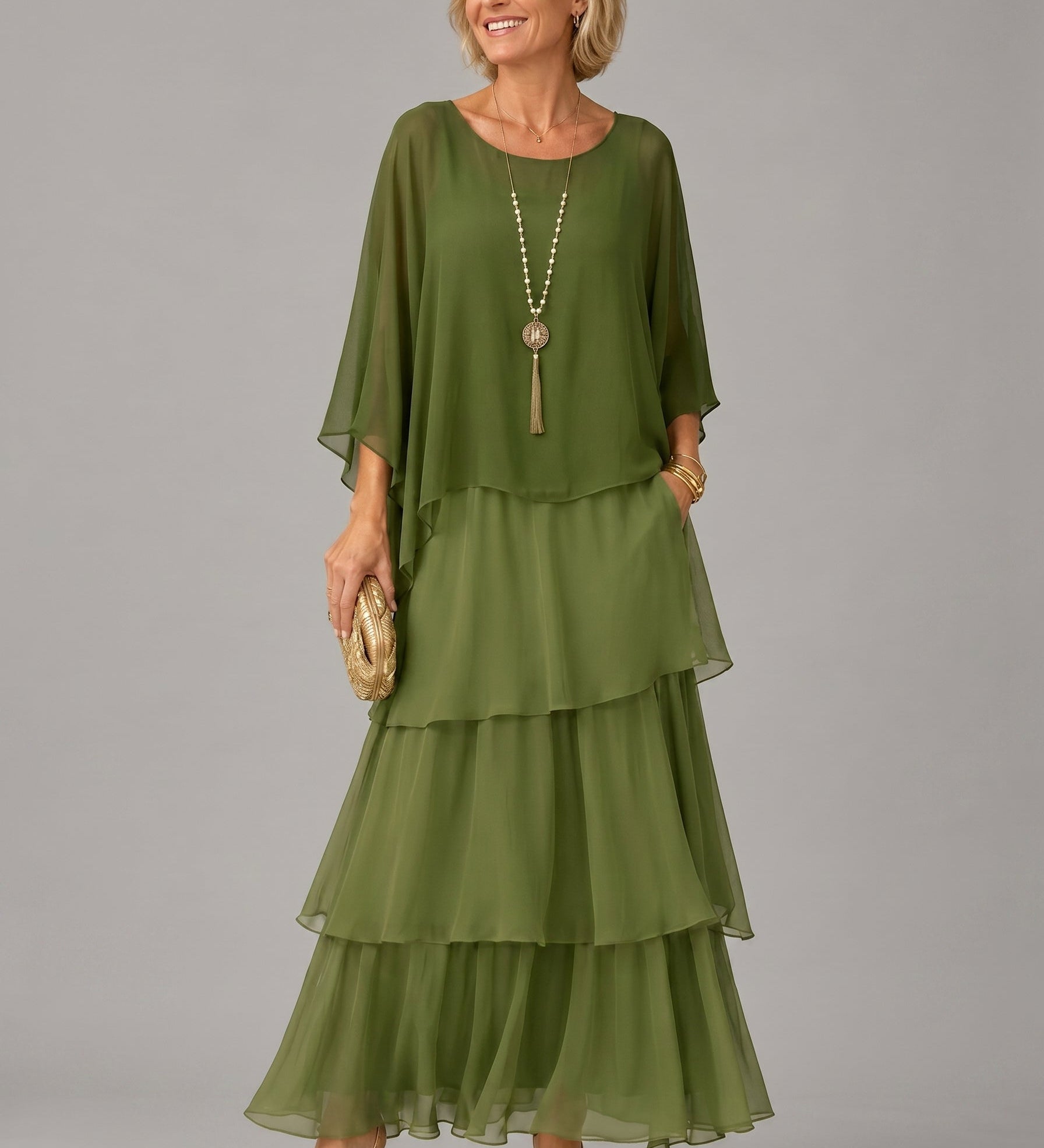 Lara – réteges légies elegáns maxi ruha