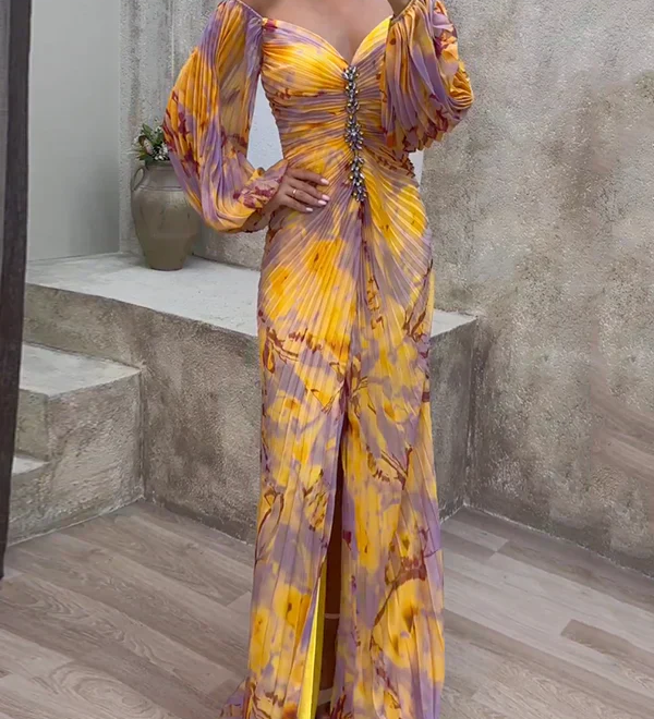 Magdolna – elegáns luxus maxi ruha