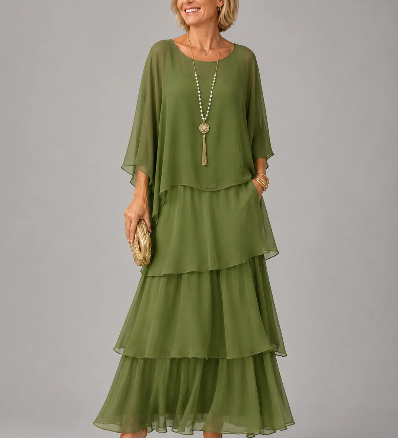 Lara – réteges légies elegáns maxi ruha
