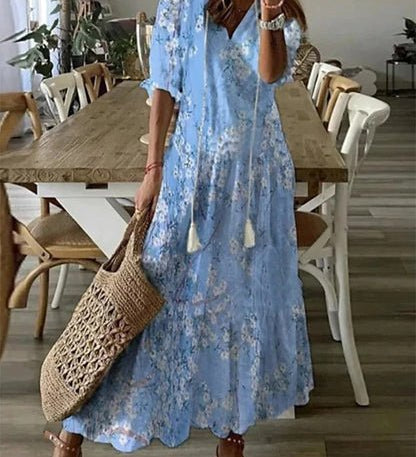 Luna – boho stílusú midi ruha