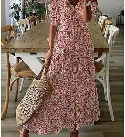 Luna – boho stílusú midi ruha